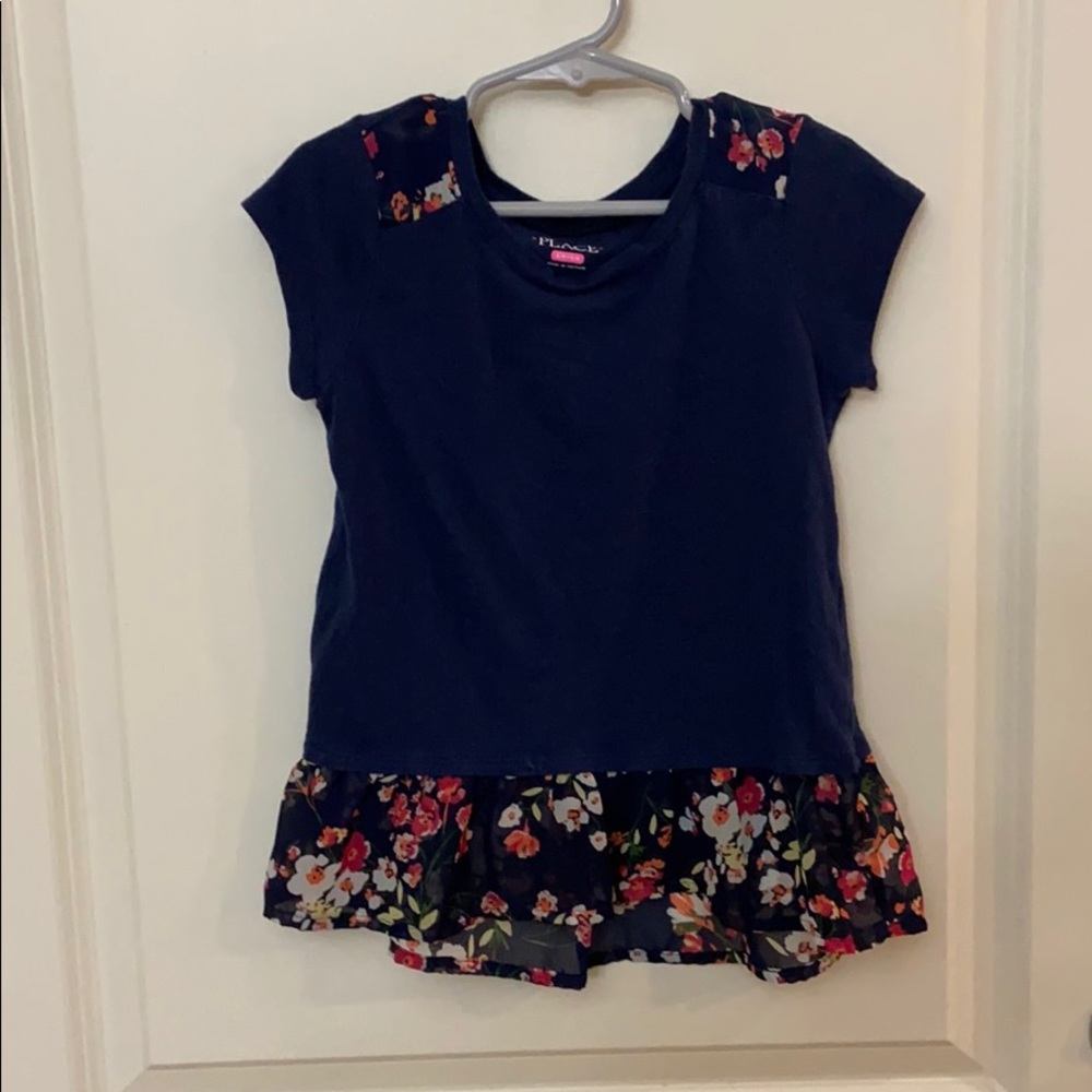 Navy Blue girls shirt